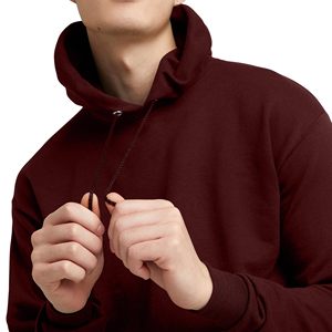 Heavyweight Oversized Men's Printed Hoodie with Web Pattern Custom Embroidered Pullover Sweatshirt for Streetwear Daily Use - Product Image 4