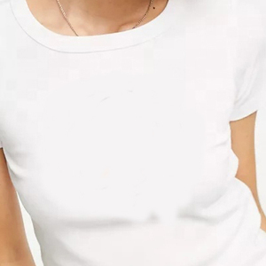 Premium Women Crop Top T Shirts Breathable Cotton Casual Summer Wear Ladies Fashion Streetwear Custom Logo OEM ODM - Product Image 5