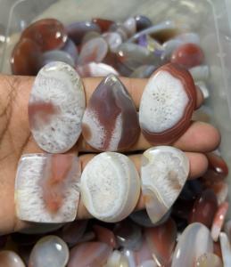 Piedra de Ágata de Botsuana 100% Natural, Precio al por Mayor, Joyería Artesanal de Ágata de Botsuana, Ideal para la Fabricación de Joyas de Ágata - Product Image 1