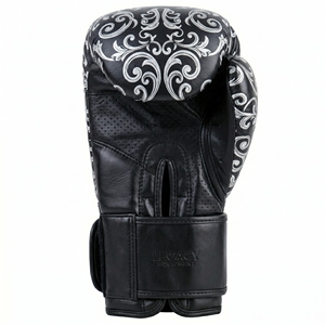 Professional Custom Leather Boxing <b>Gloves</b> <b>Moisture</b> Wicking Lace-Up Closure Breathable Fashionable Hand Grips High Boxing <b>Gloves</b> - Product Image 4