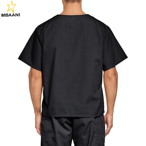 <b>Scrubs</b> <b>Set</b> for Women Medical Uniform–Stretch V-Neck Top & Straight Leg Pants with 9 Pockets for Nurse - Product Image 5