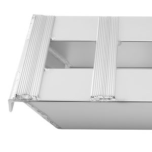 Set di 2 Rampe di Carico in Alluminio Resistente 94 X 15 Pollici, 16 Piastre Antiscivolo, Capacità Combinata 6000 Libbre - Product Image 4