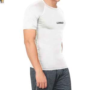 เสื้อยืดคอกลมแขนสั้นผ้าฝ้าย 200 กรัมสำหรับผู้ชาย เสื้อยืดคอกลมโอเวอร์ไซส์สำหรับผู้ชาย รับสกรีนโลโก้ - Product Image 4
