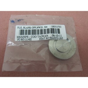 MKS HPS 100311703 Flange Blank off NW25, Sello KF25 - Equipo y piezas de semiconductores de confianza de la marca global Legacy - Product Image 2