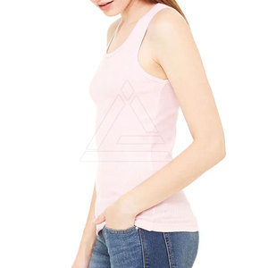 เสื้อกล้ามถักสำหรับผู้หญิง ทรงสปอร์ต ผ้าซับเหงื่อ พร้อมโลโก้ด้านหน้า เหมาะสำหรับออกกำลังกาย ฟิตเนส และไลฟ์สไตล์แอคทีฟ - Product Image 2