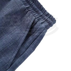 Conjuntos de Camisetas Deportivas Casuales de Verano para Hombre, Tejidas, Transpirables, de Color Sólido, 100% Algodón Velour, Ecológicas, Servicio OEM - Product Image 3