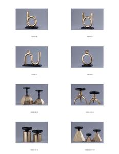 ของตกแต่งงานแต่งงาน สไตล์นอร์ดิก สีดำ ทีไลท์ แท่นวางเทียนโลหะหรูหรา อุปกรณ์จัดงาน สำหรับใส่เทียนสีทอง ชุด 2 ชิ้น สำหรับเทศกาลอีสเตอร์ - Product Image 5