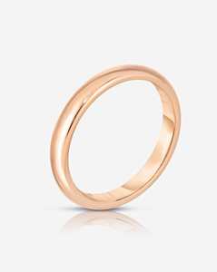 3mm Wedding Band 14k 18k Gold 925 Silver Unique Simple Plain Luxury Everyday Stackable Straight <b>Dome</b> <b>Ring</b> Fine Jewelry Wholesale - Product Image 3