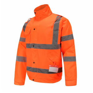 OEM Hi Vis Waterproof Industrial Protective <b>Jacket</b> and Pants Bulk Discount Reflective Safety Uniform for <b>Workers</b> Class 2 Apparel - Product Image 3