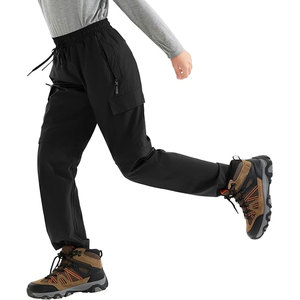 Pantalon cargo pour homme Solid Trader, moderne, convertible, en tissu extensible, avec fermeture éclair amovible, design fonctionnel, tendance. - Product Image 6