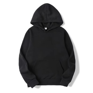 Sweat à capuche oversize en coton jersey pour homme avec logo personnalisé sur le devant, anti-boulochage, style streetwear - Product Image 4