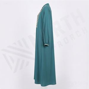 Caftán Musulmán de Talla Grande con Cinturón de Encaje Estampado, Elegante y Casual para Fiestas de Ramadán, Abayas Ligeras de Fábrica para Mujer - Product Image 3