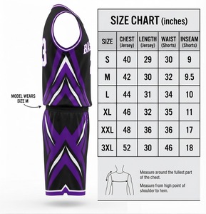 Ensemble de maillots de basket-ball personnalisés sans manches, uniforme sportif à séchage rapide pour les jeunes et l'entraînement en club - Product Image 5
