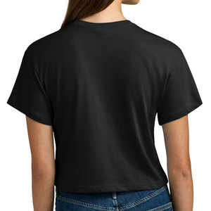 Custom Made Gym Fitness Women Crop T-Shirt Summer Short Sleeve Moisture Wicking <b>Athletic</b> Cropped Tee Shirt Bulk Manufacturer - Product Image 2