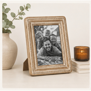 Wholesale Wood Photo <b>Frame</b> <b>Vintage</b> Mango Wood Beaded <b>Picture</b> <b>Frame</b> Customized Farmhouse Home Decor Tabletop Desk <b>Frame</b> Supplier - Product Image 4