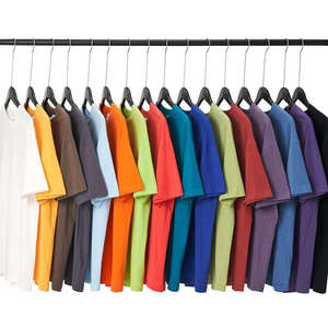 เสื้อยืดแขนสั้นลำลองสำหรับทุกเพศ ผ้าฝ้ายถัก 100% ซักแล้ว พิมพ์โลโก้ได้ คอทรงโอ ทรงหลวม สไตล์สตรีทแวร์ ฮิปฮอป - Product Image 4