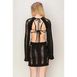 HYFVE คลับ ชุดเดรสสั้นแบบไม่มีหลัง สีดำ ไซส์ S - Product Image 5