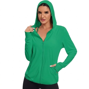 Haut de sport zippé pour femme, collection Automne-Hiver 2026, idéal pour la gym, l'entraînement, le fitness et le yoga, coupe ajustée, extensible dans les quatre sens, séchage rapide, manches longues - Product Image 6