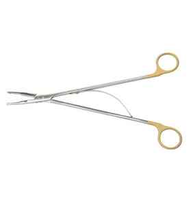 Porte-aiguilles manuel Olsen Hegar de haute qualité, forceps-ciseaux 17 cm en acier inoxydable, instruments chirurgicaux, porte-aiguilles de suture CE - Product Image 6