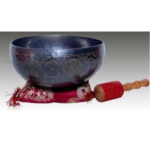 Indian Made Tibetan Singing Bowl For Chakra Cleaning Balancing Healing Sound <b>Vibration</b> Therapies Wholesale <b>cheap</b> Price - Product Image 5