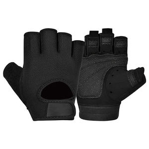 Guantes de Ciclismo de Medio Dedo al por Mayor para Fabricantes, Transpirables de Poliéster para Fitness y Levantamiento de Pesas, Protectores de Muñeca de Cuero Engrosado - Product Image 4