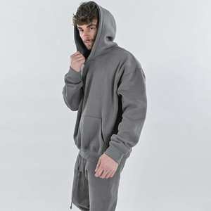Premium <b>Pullover</b> Hoodie Custom Fleece Hooded Sweatshirt Heavyweight Casual Warm Comfortable Streetwear Hoodie - Product Image 4