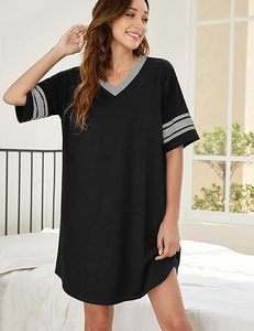 Conjunto de Pijama de Maternidad para Mujer, Cintura Elástica, Ropa de Dormir para Lactancia, Suave, 100% Algodón - Product Image 2