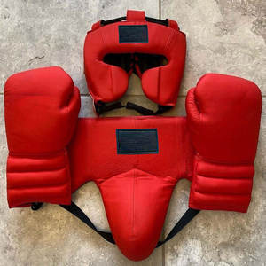 Ensembles de gants de boxe professionnels sur mesure - Cuir véritable de haute qualité, durables et respirants pour l'entraînement MMA et les arts martiaux - Product Image 1