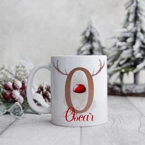 Personalized <b>Christmas</b> Ceramic Coffee Mug Sublimation Name Initial Cup Dishwasher Safe <b>Gift</b> <b>Box</b> Packaging Custom Holiday <b>Gift</b> - Product Image 4