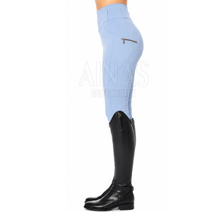 Pantalon d'équitation pour femme tendance, taille haute, extensible, léger, en spandex, pour l'entraînement équestre, la pratique quotidienne en extérieur - Product Image 3
