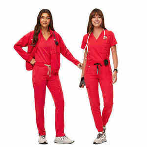 Premium Stretch Medical <b>Scrubs</b> Set Women Men High Quality Hospital Uniform Breathable Nursing Jogger Pants Doctor Workwear 2026 - Product Image 2