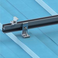 Support en L en aluminium anticorrosion à installation facile pour panneaux solaires, durée de vie de 25 à 30 ans pour les structures métalliques - Vente en gros