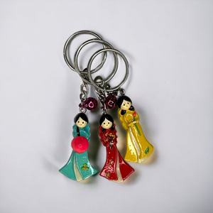 Handmade Polyresin Japanese Character Keychains New Arrival <b>Figurines</b> for Gift/Decoration Made in Vietnam - Product Image 1