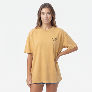 Women's Casual Oversized Crew Neck T Shirt Short Sleeve Custom Logo Solid Color Summer Fashion <b>Top</b> - Product Image 3