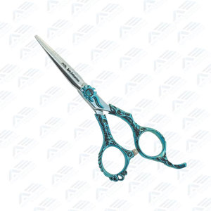 Ciseaux de coiffure professionnels en acier inoxydable de 7 pouces avec poignée Dragon et ciseaux à effiler, 15g, écologiques, réutilisables, multifonctionnels - Product Image 5