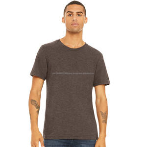 Camiseta Blanca Lisa 100% Algodón al por Mayor, Camiseta Regular con Logotipo Personalizado para Hombre - Product Image 1