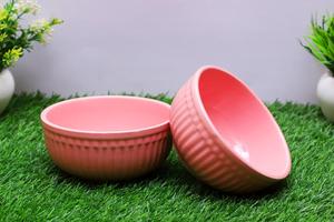 Tazón de Ensalada de Porcelana Cerámica Estilo Americano, Rojo, Regalos Empresariales, 7.5 Pulgadas, Duradero, Otro Revestimiento, Modelo M/S LIMITLESS HUNCH NA - Product Image 5