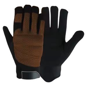 Professional Heavy-Duty Synthetic Leather Amara Rigger Gloves Heat Resistant Anti-static Neoprene <b>Cuff</b> for Hand <b>Arm</b> Safety Work - Product Image 2