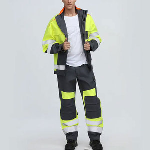 Industrial Workwear With Reflective Details Visible Suit <b>Long</b> <b>Sleeve</b> Durable Fabric Custom Design Factory Supply Safety Suit - Product Image 6