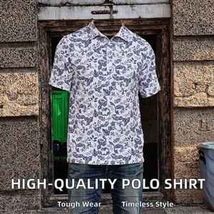 Tissu tricoté léger imprimé numériquement pour polo, haute qualité, séchage rapide, absorption de l'humidité, coupe ajustée - Product Image 4