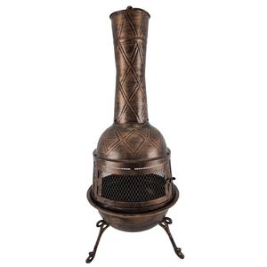 Cast Iron <b>Large</b> Size Outdoor & Indoor <b>Fire</b> <b>Pit</b> Modern Design Choco Antique Finish Handmade Wood Burning Portable Freestanding - Product Image 1