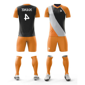 Tenue d'entraînement à faible MOQ, ensemble de football, uniforme personnalisé, tenue d'entraînement de rugby, uniforme d'équipe, uniforme de club sportif, uniforme de football vintage - Product Image 4