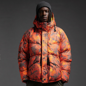 Puffer <b>Bubble</b> Jacket Men Winter Hood Zipper Long Sleeve Puffer Jackets Men's Outdoor Warm Up Street <b>Bubble</b> Jacket <b>Coat</b> Mens - Product Image 5