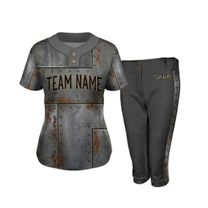 Uniforme de Softbol para Mujer, Elegante, Ligero, Transpirable, de Primera Calidad, Personalizable, de Poliéster, Ropa Deportiva - Product Image 2