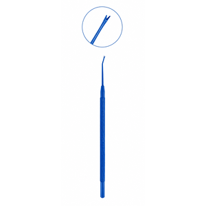 Instrumento Quirúrgico Oftálmico Bechert Nucleus Rotator con Cubierta de Titanio Azul para Manipulación Controlada del Núcleo de la Lente - Product Image 2