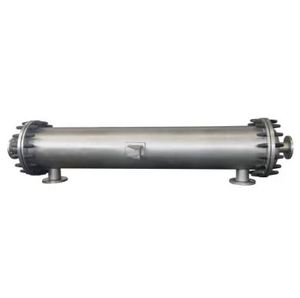 Échangeur de chaleur tubulaire en acier inoxydable à tubes droits OR-100, refroidisseur d'eau et d'huile hydraulique avec roulement de moteur, débit de 50 GPM - Product Image 2