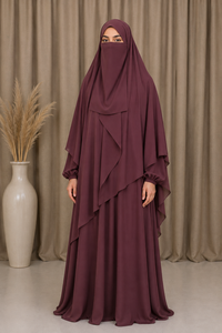 Rollos de Tela de Chifón Suave Premium Ecológica de Punto por Urdimbre para Hijab, Pañuelo Islámico, Abaya, Khimar, Shayla para Mujeres Musulmanas - Product Image 2