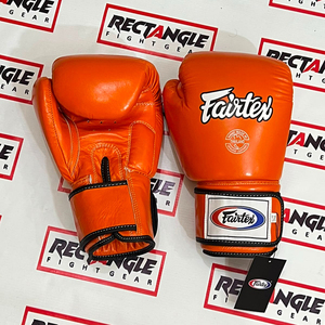 ถุงมือชกมวย Fairtex MMA แบบสั่งทำพิเศษสำหรับฝึกซ้อมและต่อสู้ คุณภาพสูง สำหรับมวยไทย หนังวัวแท้ พร้อมตะขอเกี่ยว - Product Image 1