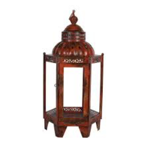 Modern Style <b>Gold</b> Metal & Glass Standing Floor <b>Lantern</b> On Stand Vintage Decorative Candle Holder For Indoor Outdoor Home Decor - Product Image 6