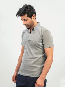 Camiseta Casual para Hombre Ever Glow, Mezcla de Poliéster/Algodón, 140g, Gruesa, Lisa, de Secado Rápido, Transpirable, Ecológica, Antiarrugas - Product Image 6